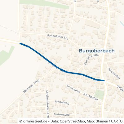 Herrieder Straße Burgoberbach 