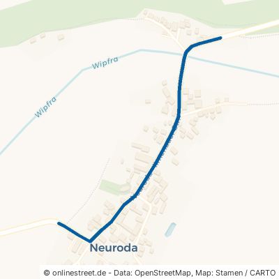 Neuroda - Ilmenauer Straße Arnstadt Neuroda 