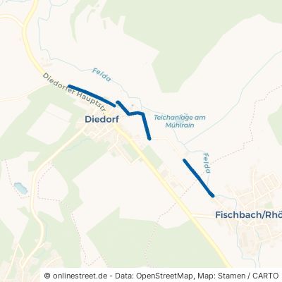 Feldatalradweg Dermbach Diedorf 