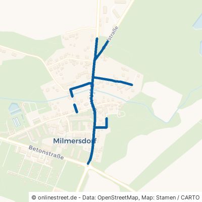 Dorfstraße Milmersdorf Hindenburg 