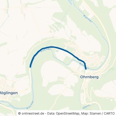 Möglinger Straße Öhringen Ohrnberg 