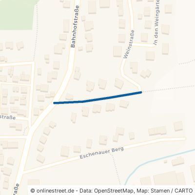Panoramastraße Obersulm Eschenau 