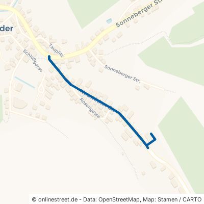Neustädter Straße Frankenblick Effelder 