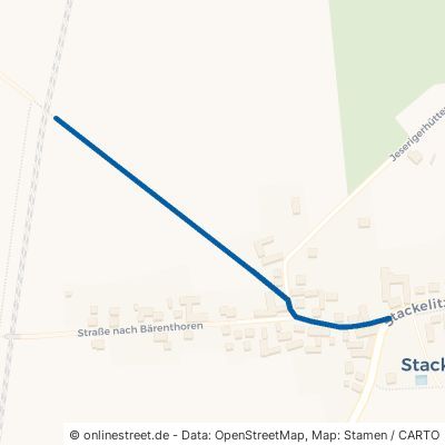 Straße Nach Golmenglin Coswig Stackelitz 