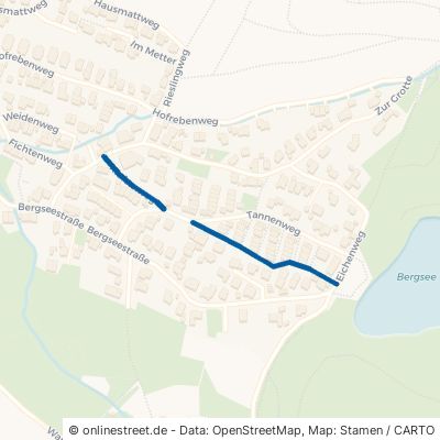 Kiefernweg Sinzheim Ortsgebiet 