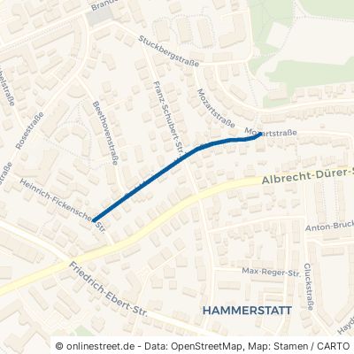 Carl-Maria-von-Weber-Straße Bayreuth Hammerstatt 