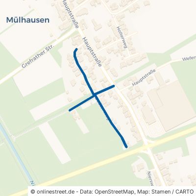 Oedter Weg Grefrath Mülhausen 