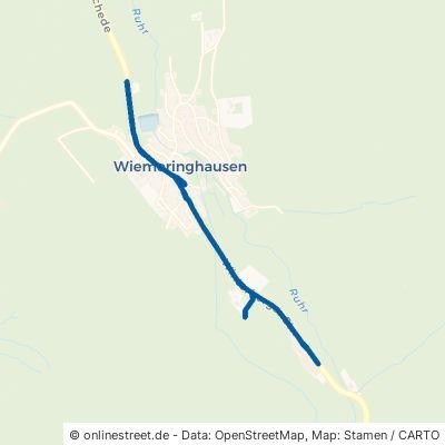 Winterberger Straße Olsberg Wiemeringhausen 