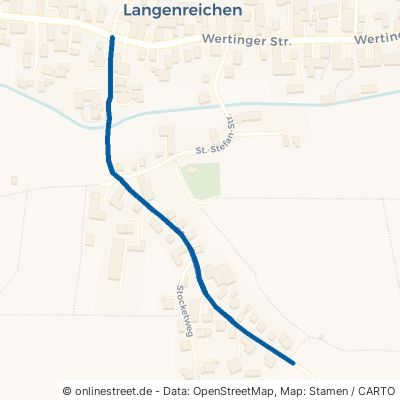Pfarreistraße Meitingen Langenreichen 