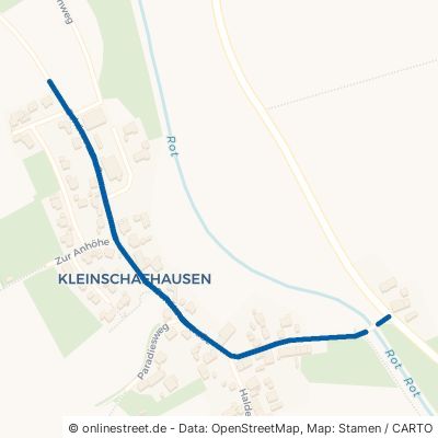 Schützenstraße Schwendi Kleinschafhausen 