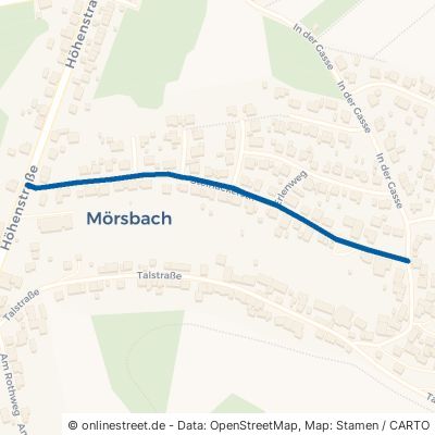 Steinackerstraße Zweibrücken Mörsbach 