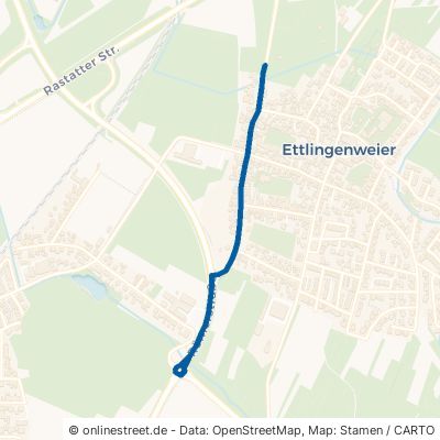 Römerstraße Ettlingen Ettlingenweier Ettlingenweier