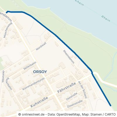 Deichpromenade Rheinberg Orsoy 
