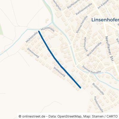 Lerchenstraße Frickenhausen Linsenhofen 