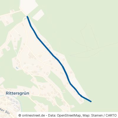 Waldweg Breitenbrunn (Erzgebirge) Rittersgrün 