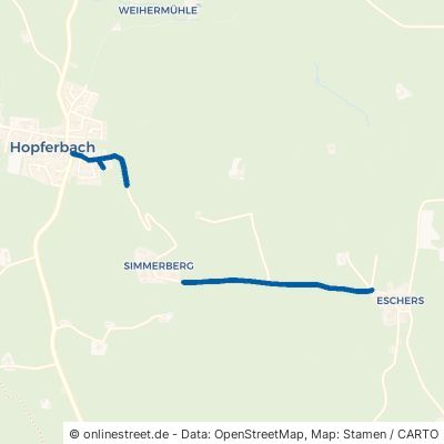 Simmerbergerweg Untrasried Hopferbach 