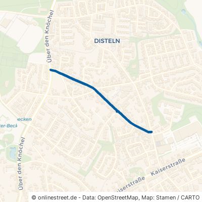 Schulstraße Herten Disteln 