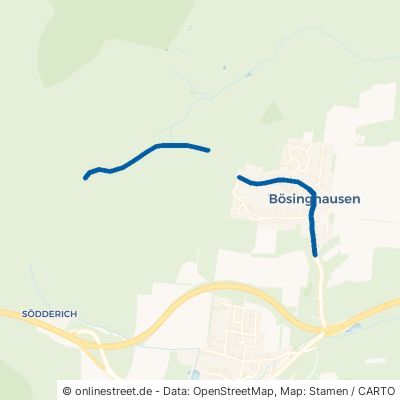 Hünstollenstraße Waake Bösinghausen 