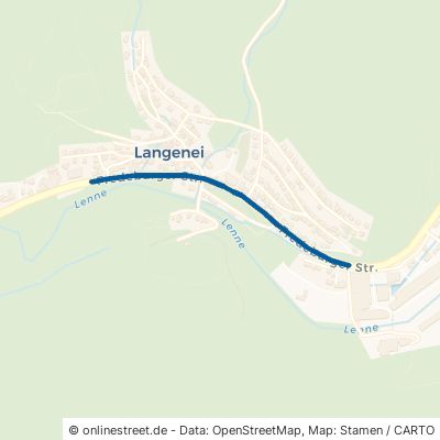 Fredeburger Straße Lennestadt Langenei 