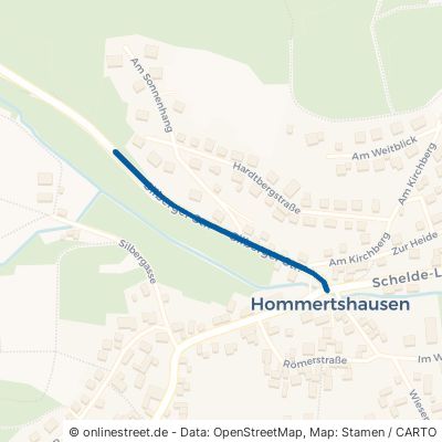 Silberger Straße Dautphetal Hommertshausen 