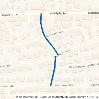 Hölderlinstraße Jettingen Unterjettingen 