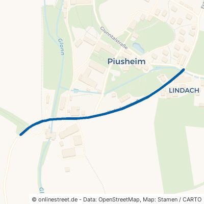 Unterlausstraße Baiern Piusheim 