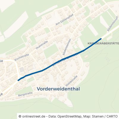 Lindelbrunnstraße Vorderweidenthal 