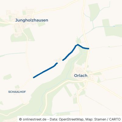 Dörrhofweg Braunsbach Orlach 