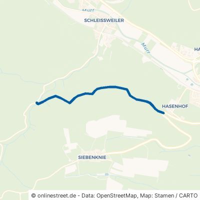 Hasenhofweg Sulzbach an der Murr Schleißweiler 