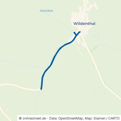 Carlsfelder Straße Eibenstock Wildenthal 