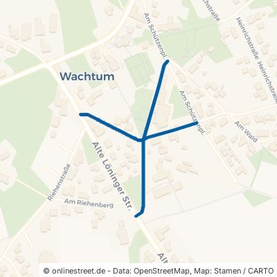 Schützenstraße Löningen Wachtum 