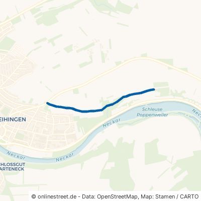 Grüß-Gott-Weg Ludwigsburg Neckarweihingen 