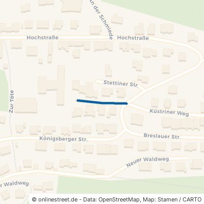 Danziger Straße Lennestadt Altenhundem 