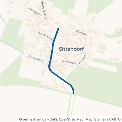 Hauptstraße Kelbra Sittendorf 