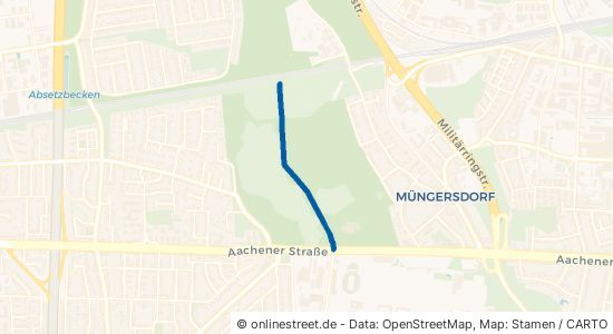 Marathonweg 50933 Köln Müngersdorf Lindenthal