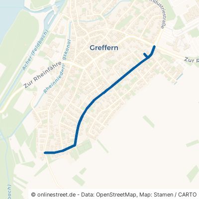 Ringstraße Rheinmünster Greffern 