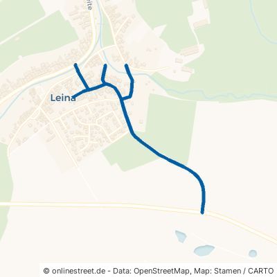Gospiterodaer Straße Leinatal Leina 