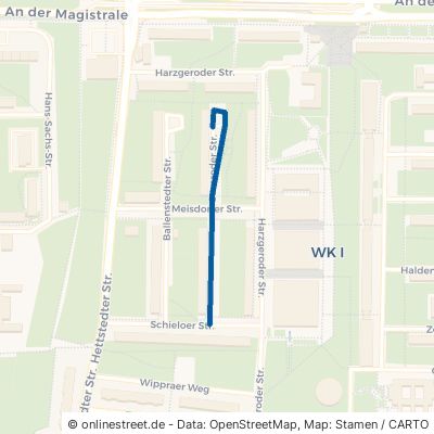 Gernroder Straße Halle (Saale) Westliche Neustadt 