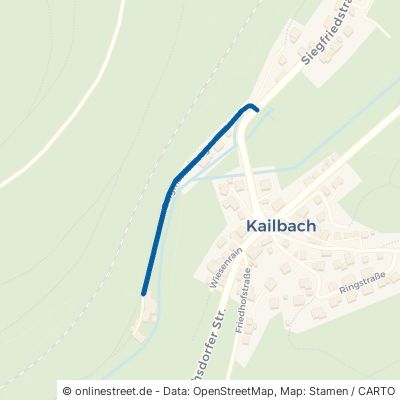 Bergmühlenweg Oberzent Kailbach 