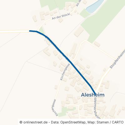 Gunzenhausener Straße Alesheim 