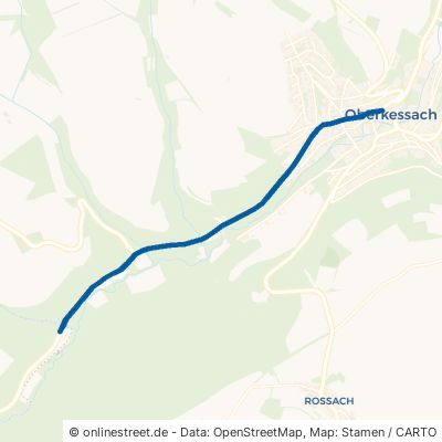 Unterkessacher Straße Schöntal Oberkessach 