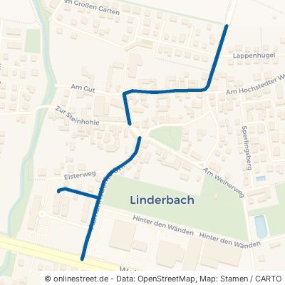 Azmannsdorfer Straße Erfurt Linderbach 