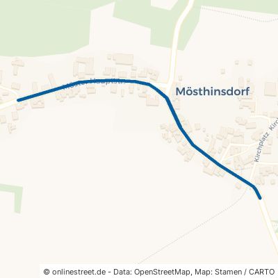 Möster Hauptstraße Petersberg Mösthinsdorf 