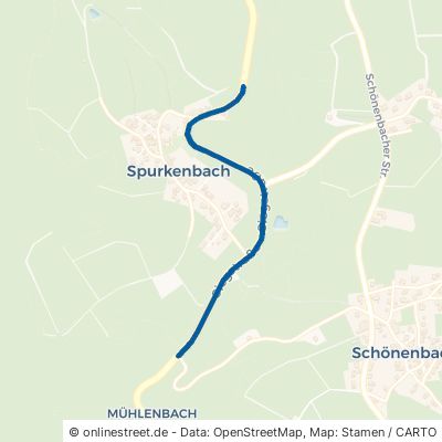 Siegstraße Waldbröl Spurkenbach 