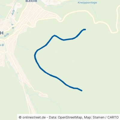 Mittlerer Maienbergweg Bad Herrenalb 