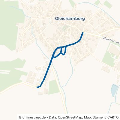 Römhilder Straße Römhild Gleichamberg 