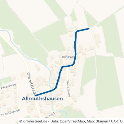 Wanderweg 34576 Homberg Allmuthshausen 