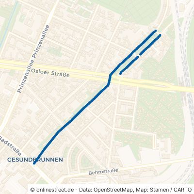 Grüntaler Straße Berlin Gesundbrunnen 