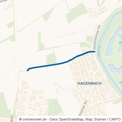 Jagstfelder Weg Bad Friedrichshall Hagenbach 