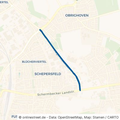 Hagerstownstraße Wesel Schepersfeld 
